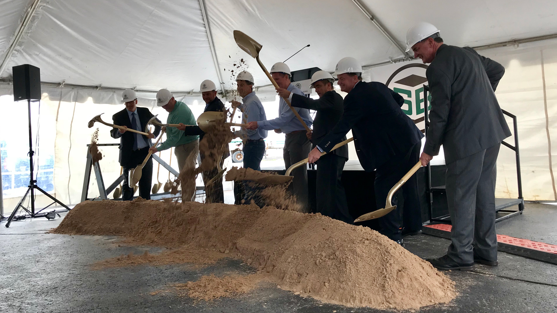 Groundbreaking at Green Bay Packaging